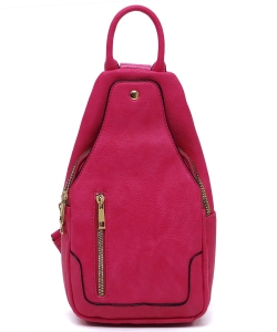 Fashion Sling Backpack AD2766 HOT PINK